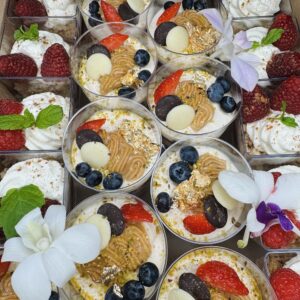 Deser box serniczek i szarlotka 22szt